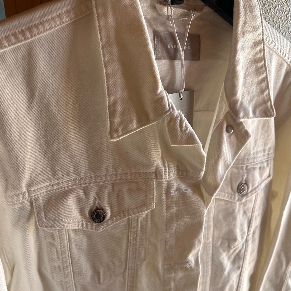 Everlane Jean Jacket XL - Bone